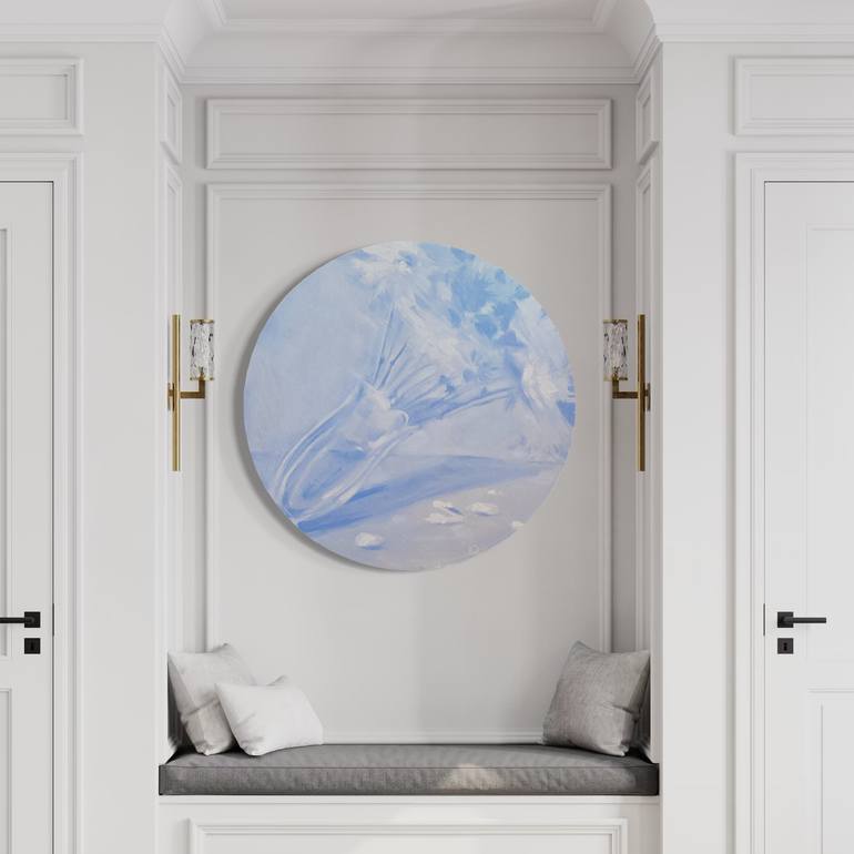 Original Black & White Botanic Painting by Lera Ost