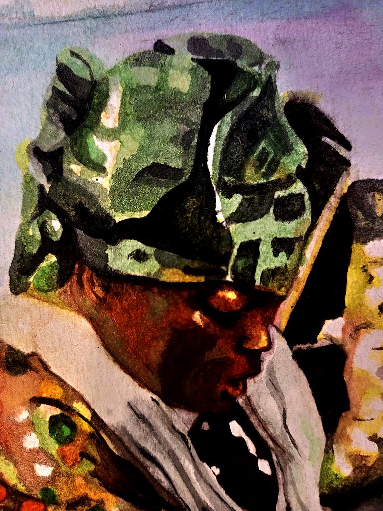 Original Contemporary Family Painting by Akan Ruth