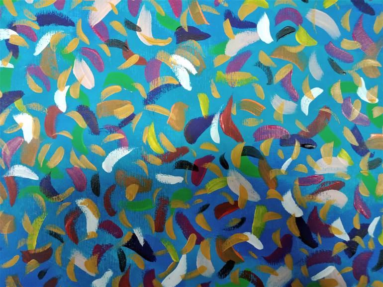Original Abstract Expressionism Abstract Painting by Carpales Carlos Pagola Morales