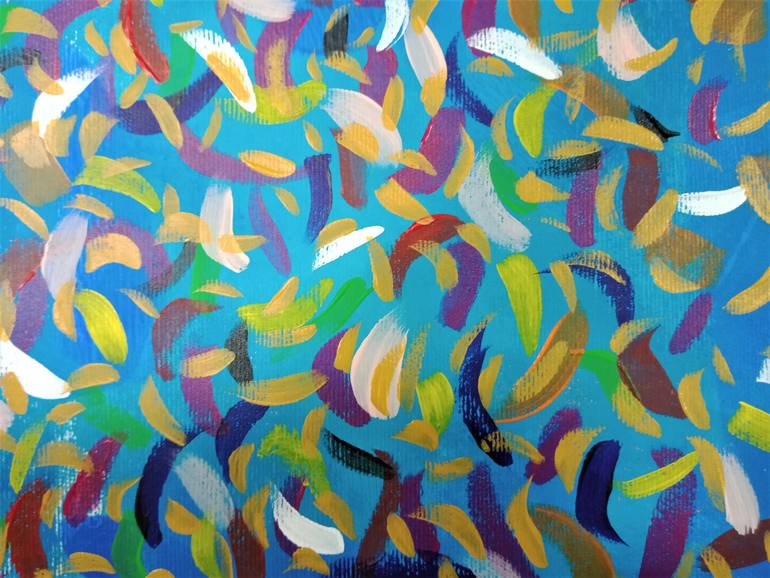 Original Abstract Expressionism Abstract Painting by Carpales Carlos Pagola Morales