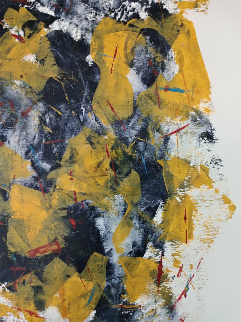 Original Abstract Expressionism Abstract Painting by Carpales Carlos Pagola Morales