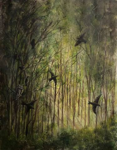 Original Fine Art Nature Paintings by PHEBE DEFINE COSENTINO