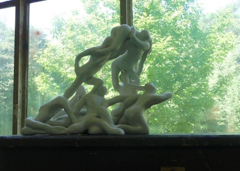 Original Abstract Sculpture by Annelies van der Heijden