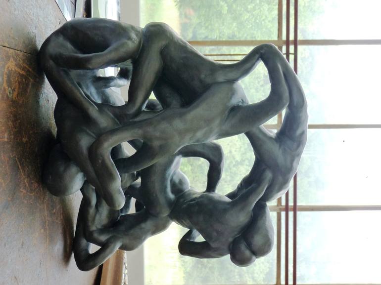 Original Abstract Sculpture by Annelies van der Heijden