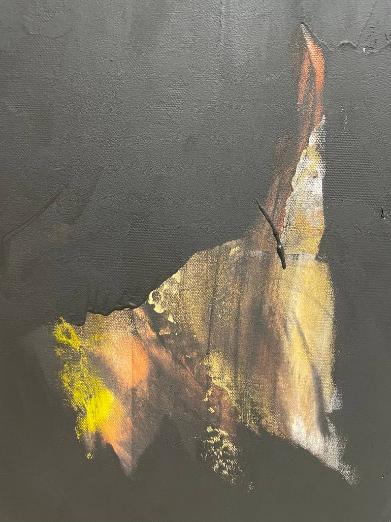 Original Abstract Expressionism Abstract Painting by Lenka Daviesova