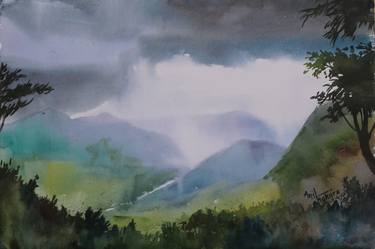 Original Conceptual Landscape Painting by Anil Thakare