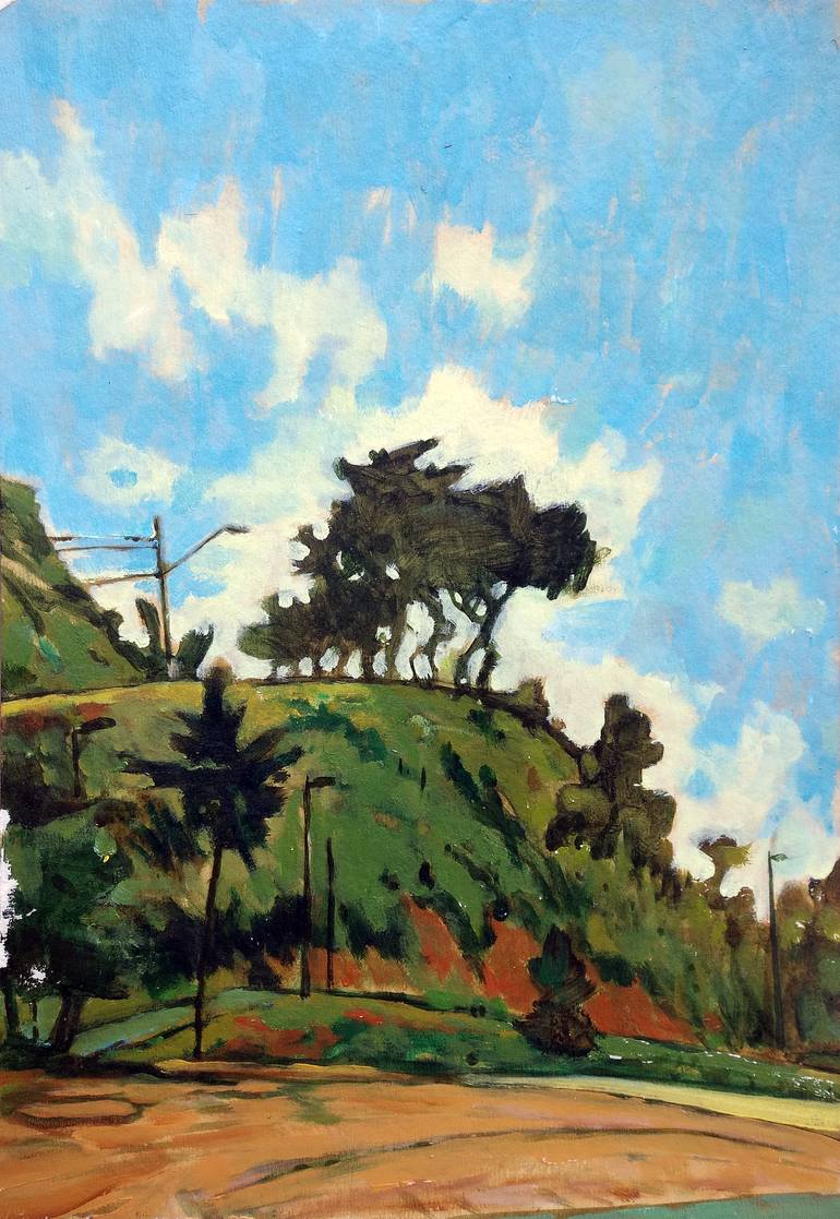Original Expressionism Landscape Painting by André Tietzmann O Camarão