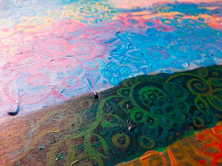 Original Expressionism Landscape Painting by Iva Art