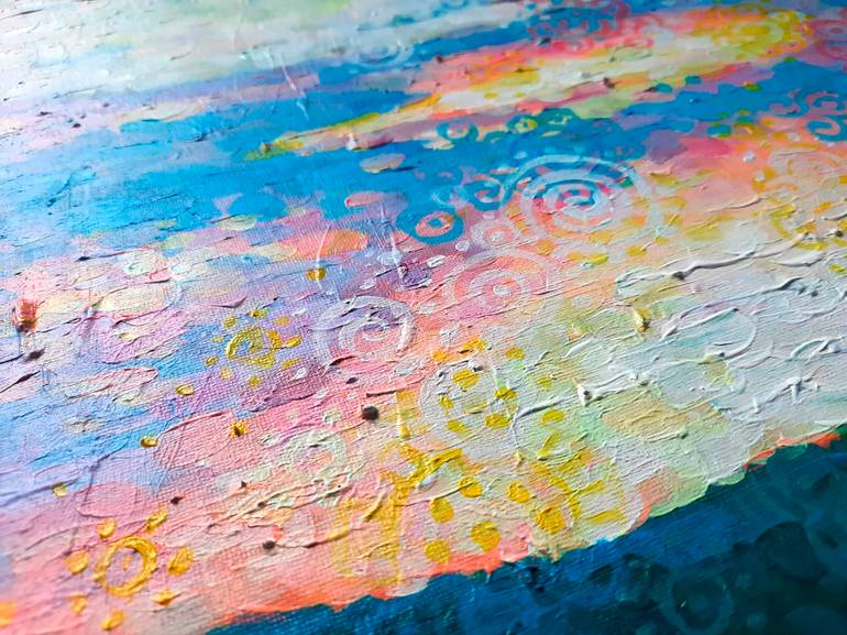 Original Expressionism Landscape Painting by Iva Art