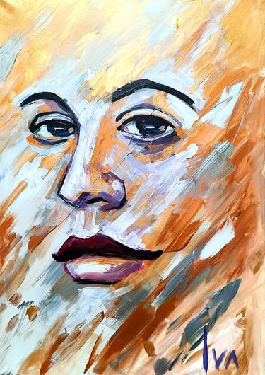 Print of Impressionism Portrait Paintings by Iva Art