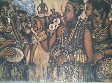 Print of Culture Paintings by Newman Amoyaw
