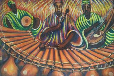 Print of Music Paintings by Newman Amoyaw