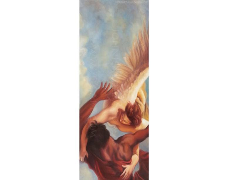 Original Figurative Classical mythology Painting by Johniene Papandreas