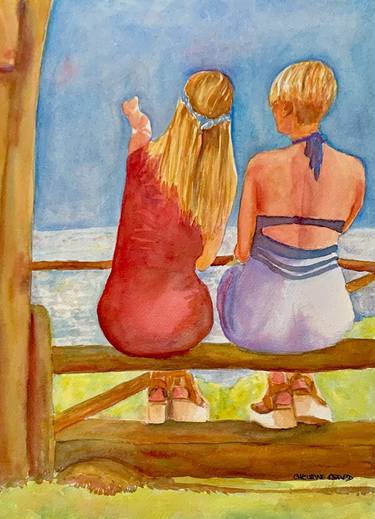 Original Figurative People Paintings by Christine Beard