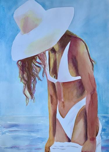 Original Figurative People Paintings by Christine Beard