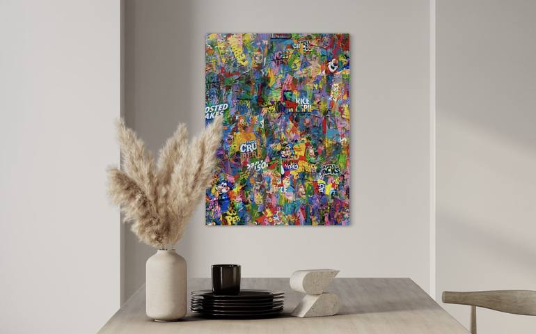 Original Abstract Painting by Speaker Jill