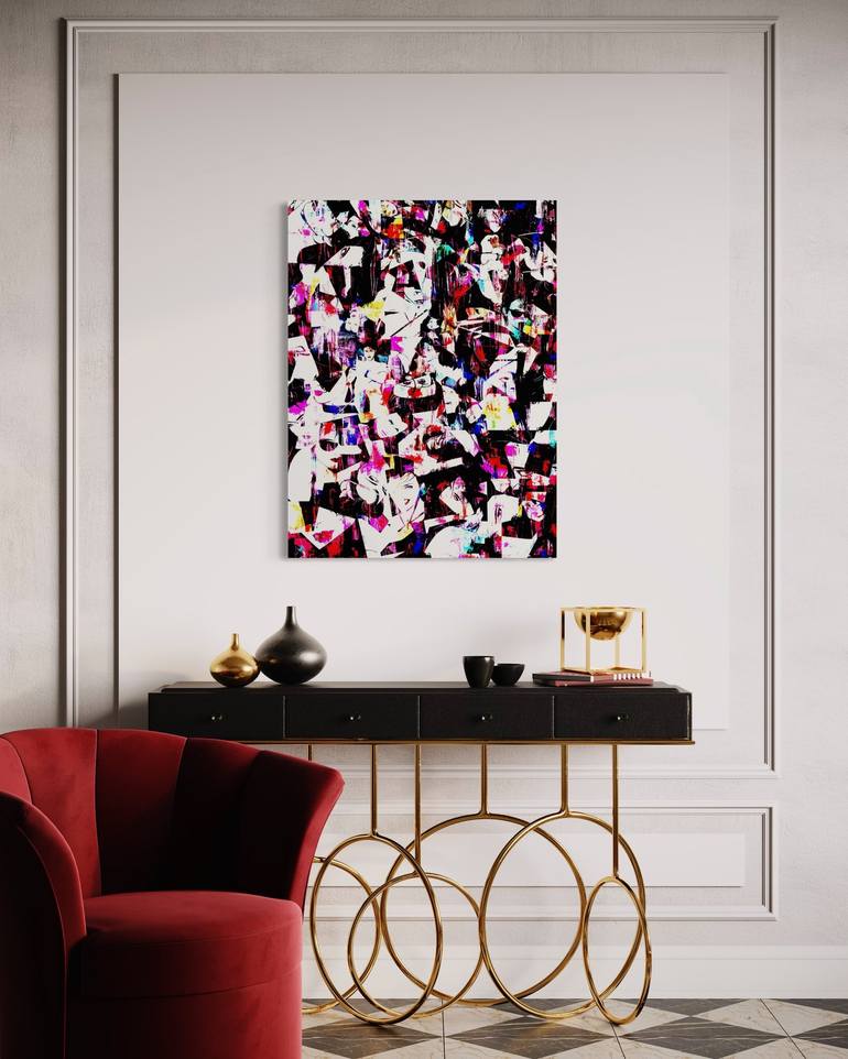 Original Abstract Painting by Speaker Jill