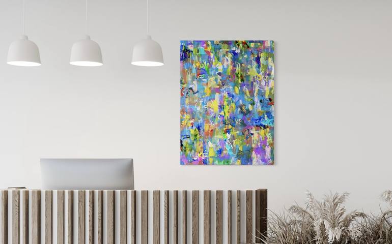 Original Abstract Painting by Speaker Jill