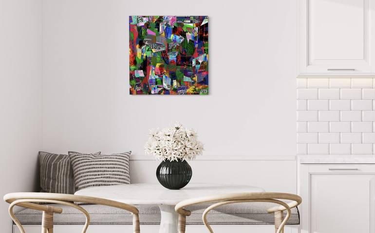 Original Contemporary Abstract Painting by Speaker Jill