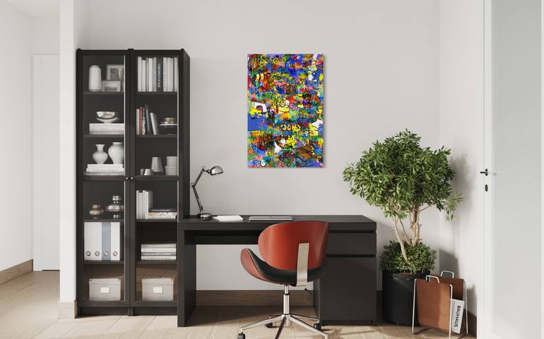 Original Contemporary Abstract Mixed Media by Speaker Jill