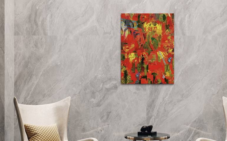 Original Abstract Painting by Speaker Jill