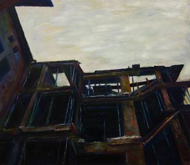 Print of Expressionism Architecture Paintings by Alexandrina Dakova