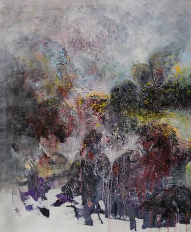 Original Abstract Expressionism Nature Paintings by Thanh Nguyen