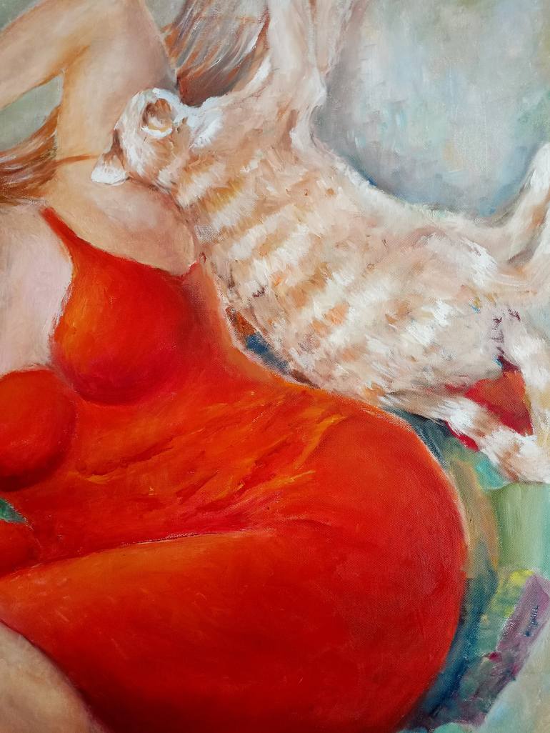 Original Women Painting by Olga Vedyagina