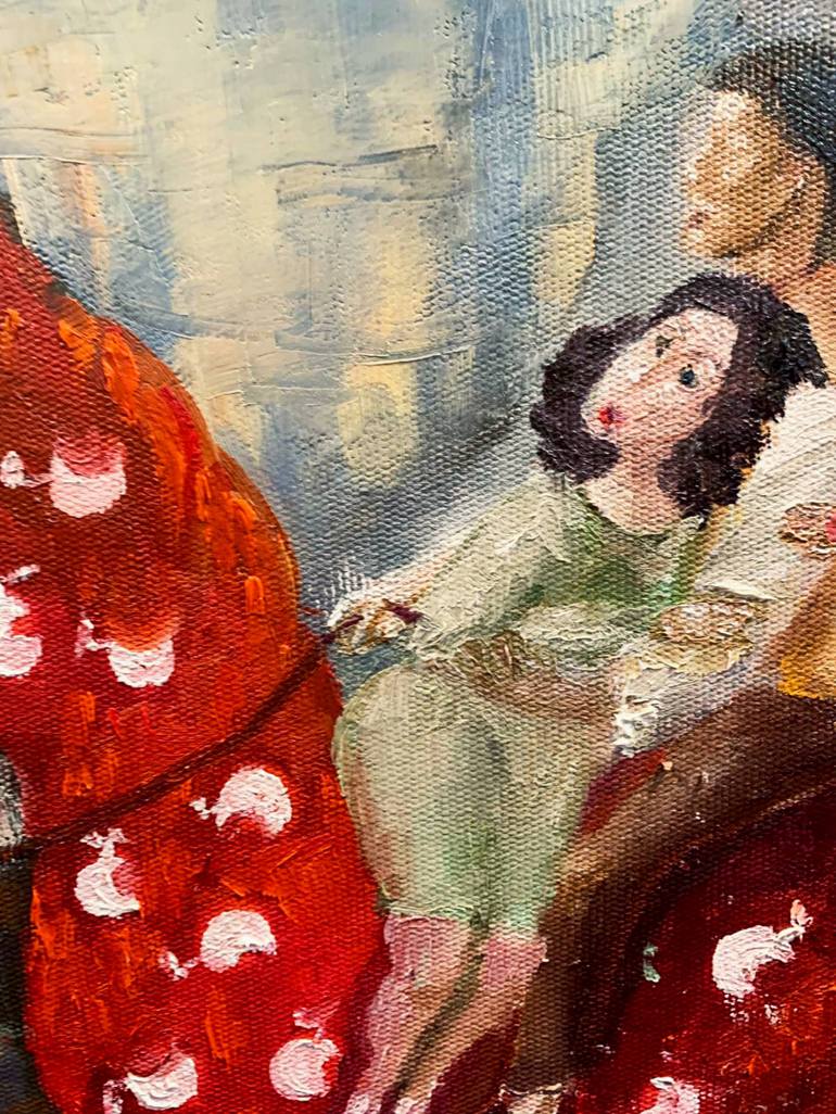 Original Symbolism Love Painting by Olga Vedyagina