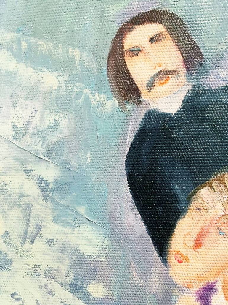 Original Symbolism Humor Painting by Olga Vedyagina
