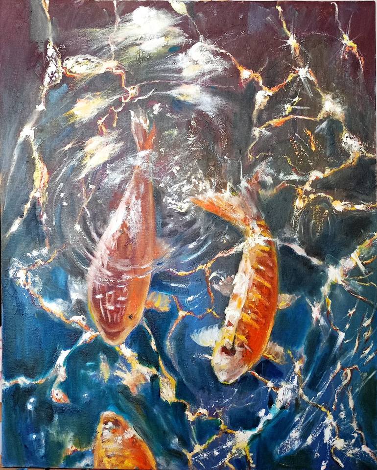Print of Expressionism Light Paintings by Olga Vedyagina