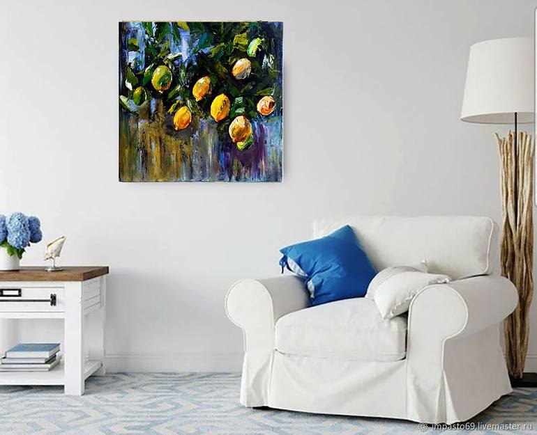 Original Expressionism Floral Painting by Olga Vedyagina