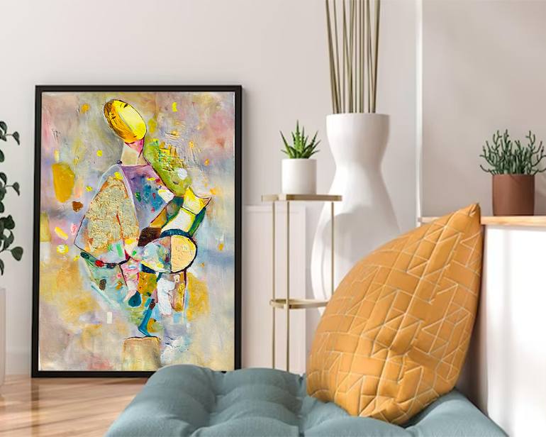 Original Conceptual Abstract Mixed Media by Zobia Kulsoom