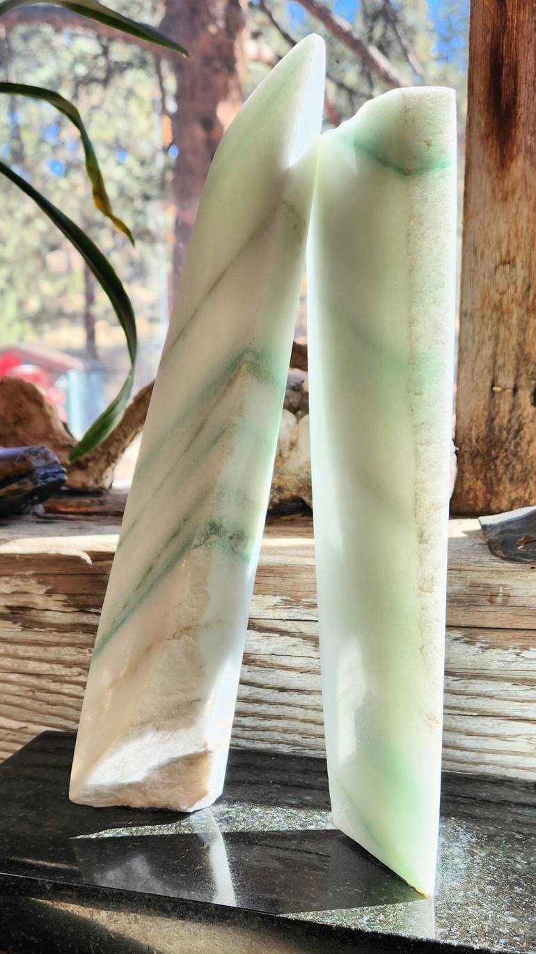 Original Art Deco Abstract Sculpture by Frances Listou