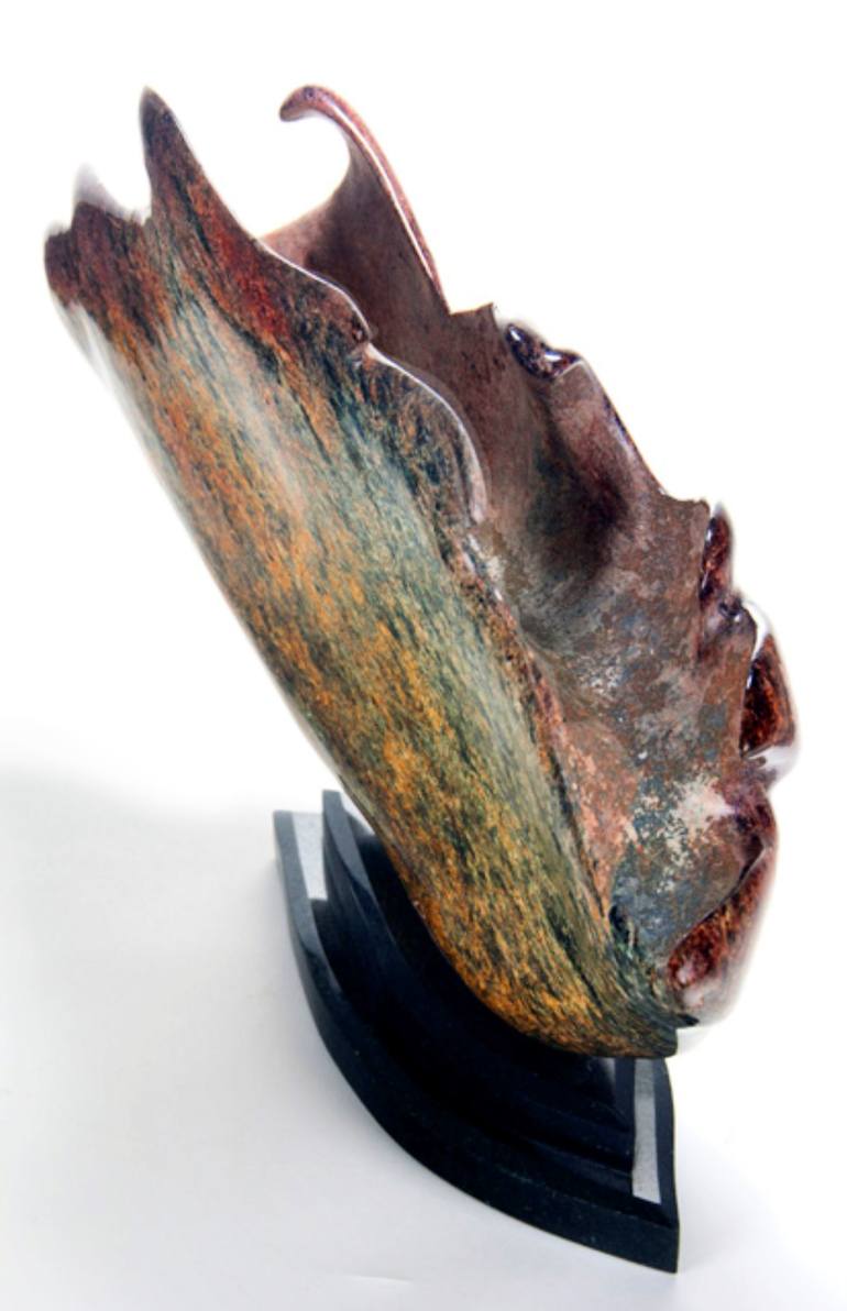 Original Art Deco Abstract Sculpture by Frances Listou