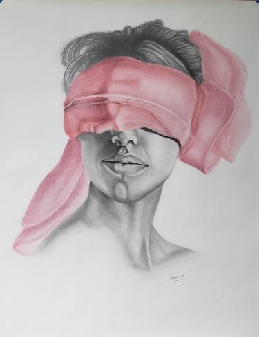 Original Realism Women Drawings by Thomas Schell