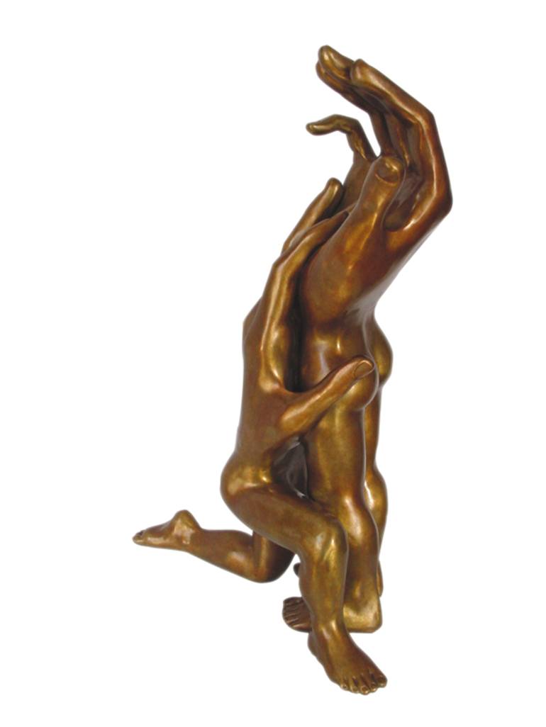 Original Love Sculpture by Helene Fleury