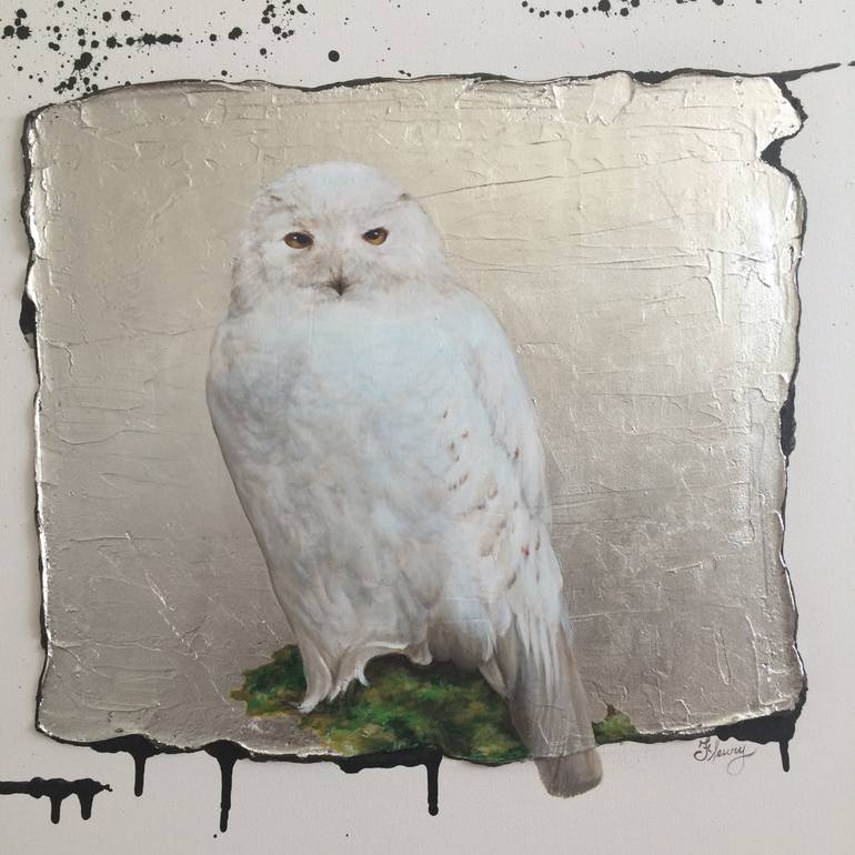 Original Figurative Animal Painting by Helene Fleury