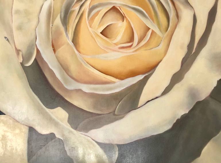 Original Figurative Floral Painting by Helene Fleury