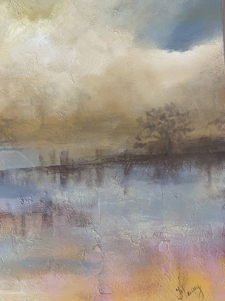 Original Impressionism Landscape Painting by Helene Fleury