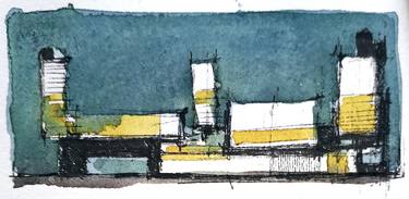 Print of Minimalism Architecture Paintings by G R GOKH