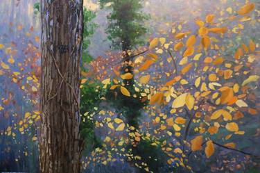 Print of Realism Tree Paintings by Kerry Lisa Davies