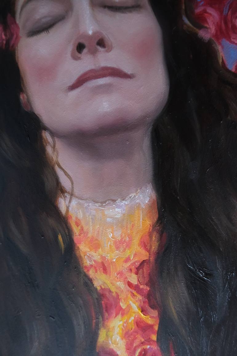 Original Conceptual Portrait Painting by Kerry Lisa Davies