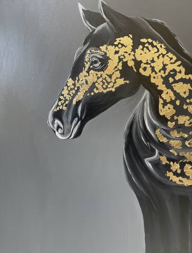 Print of Art Deco Horse Paintings by Torry Vik