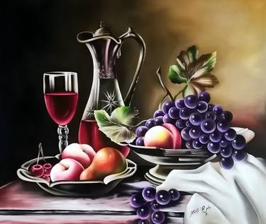 Print of Still Life Paintings by Maciste Rodríguez