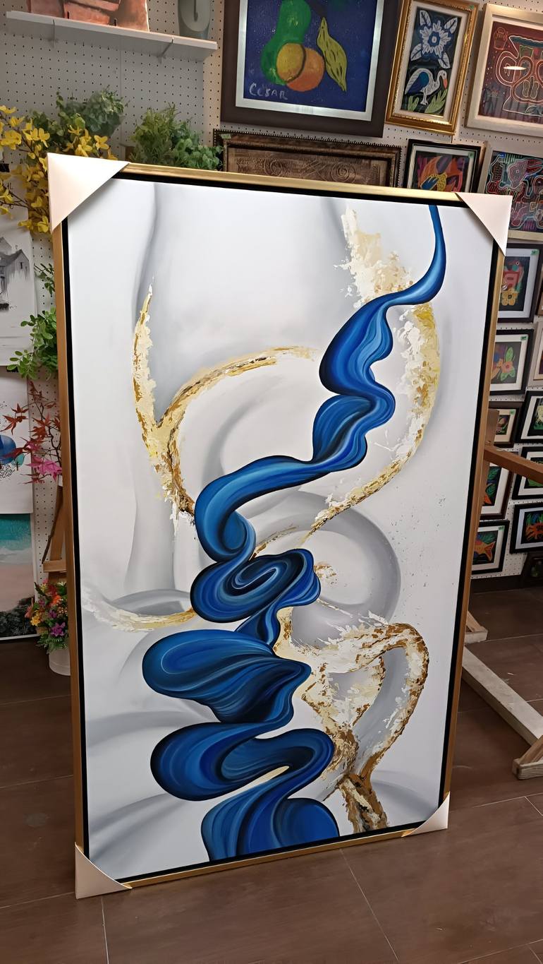 Original Abstract Painting by Macister Rodríguez