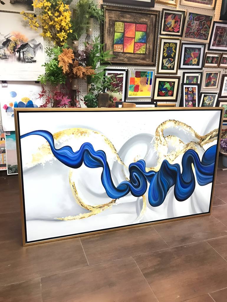 Original Abstract Painting by Macister Rodríguez