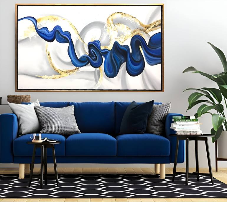 Original Abstract Painting by Macister Rodríguez