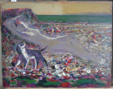 Print of Impressionism Beach Paintings by Vika Viktor Trotsenko
