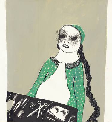 Print of Expressionism People Drawings by Anna Hakopian